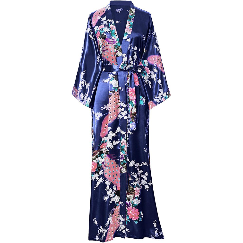 Robe Silk Women - Women Long Robe Big Size Kimono