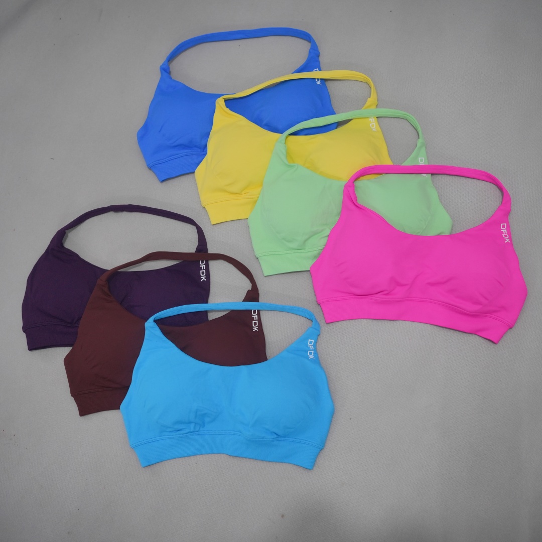 Sports Bra High Impact - DFDK Women Seamless Sports Bra High