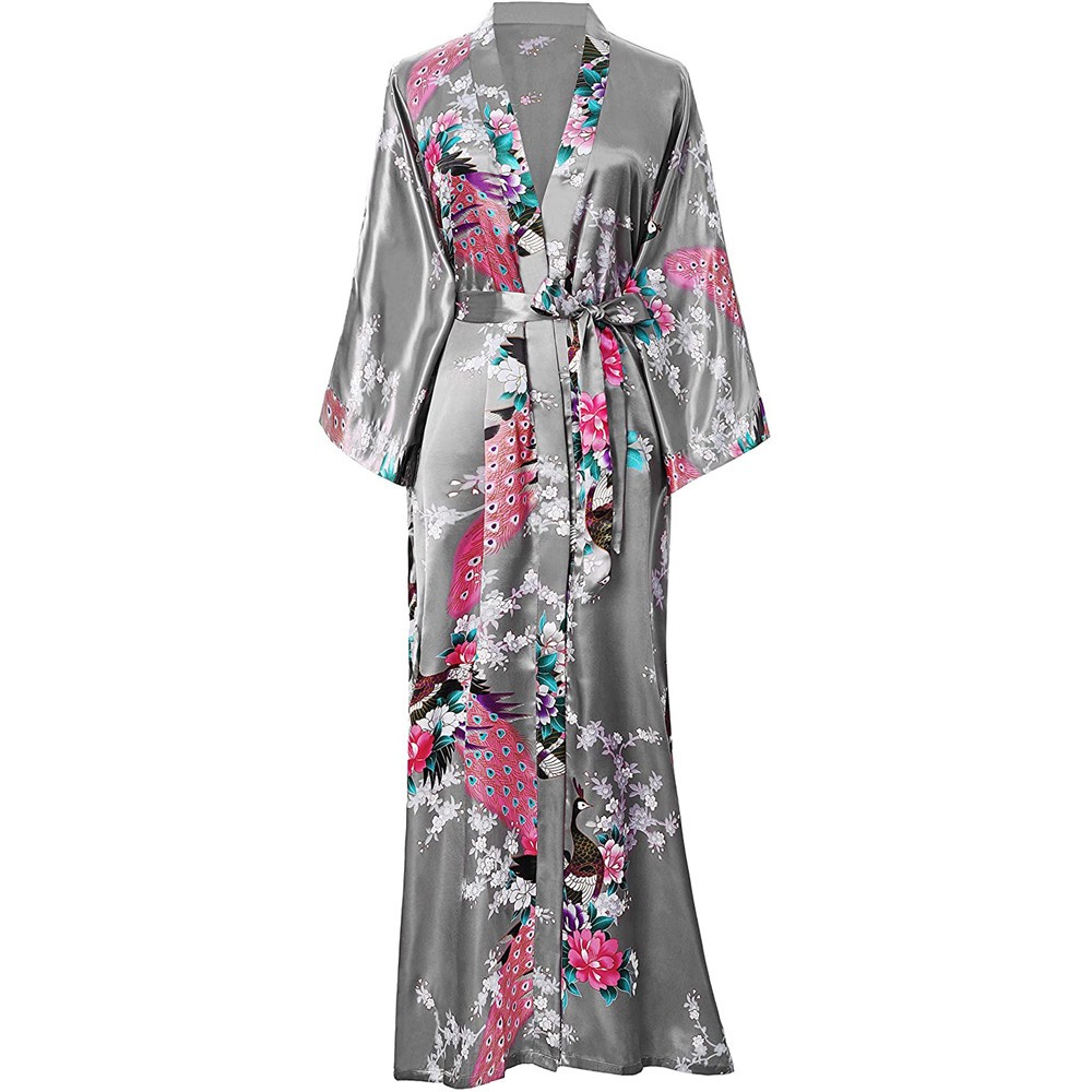 Women Long Robe Big Size Kimon - огляд і ціна Robe Silk Women