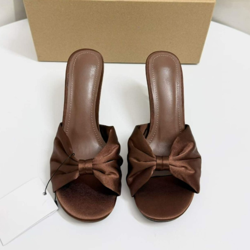 Satin Bow Mules High Heels For - огляд і ціна Slip Dress Satin