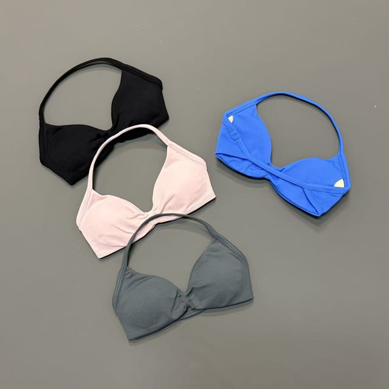 Women Halter Sports Bra V-Neck - огляд і ціна Sports Bra High Impact