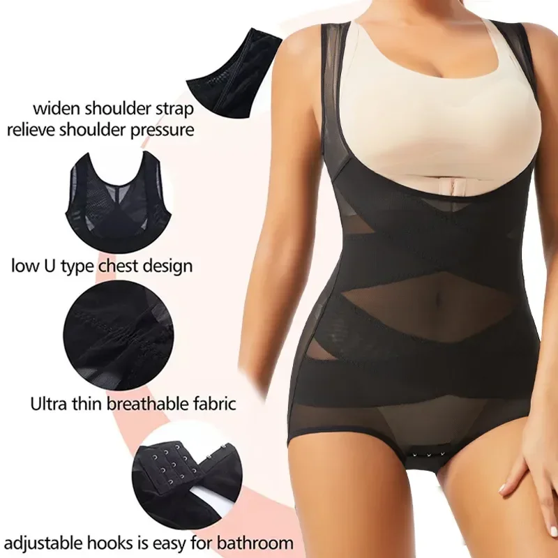 Women Bodysuit Briefs Full Bod - огляд і ціна Shapewear Bodysuit Firm