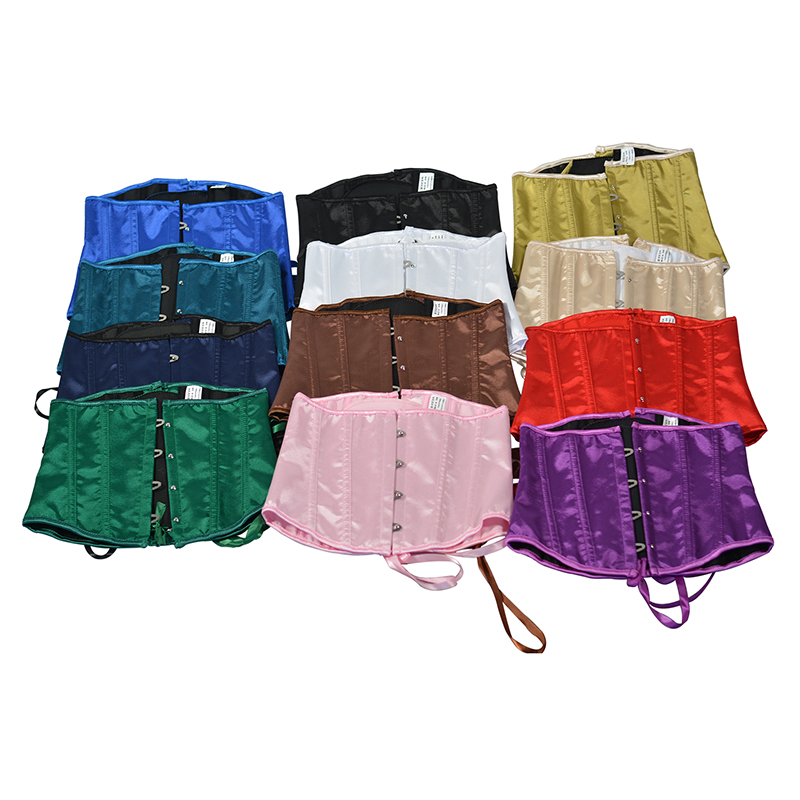 2025 Women Satin Underbust Cor - огляд і ціна Corset Waist Cinch
