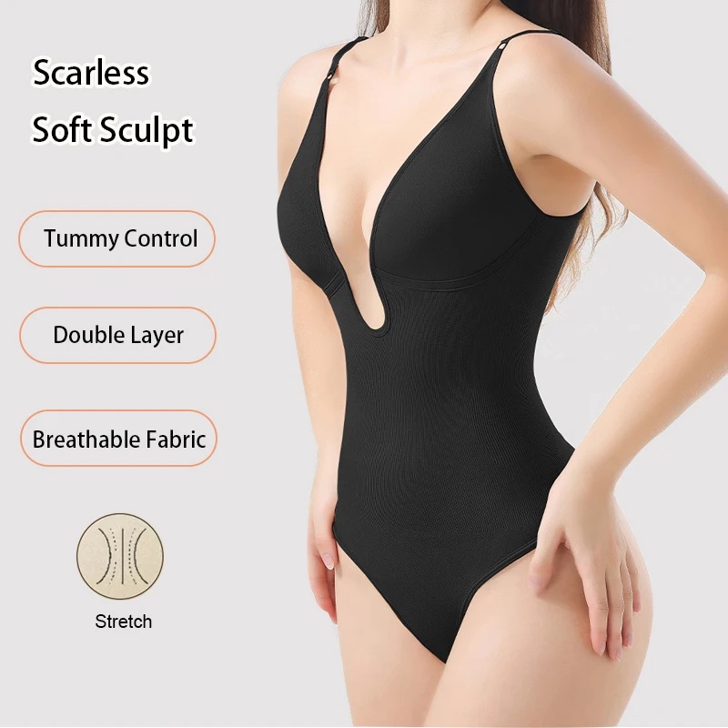 Women's Backless Bodysuit Shap - огляд і ціна Seamless Underwear Women